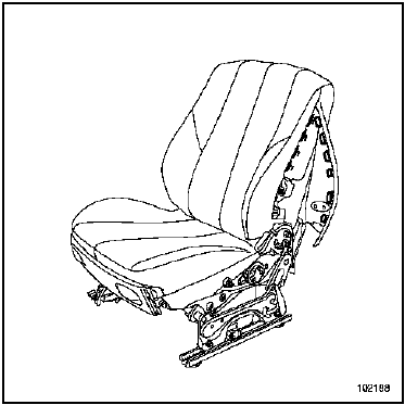 Armature de siège avant