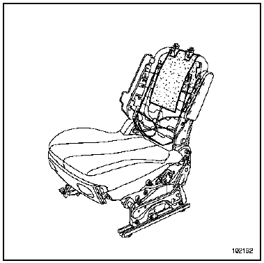 Armature de siège avant